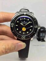 Replica Swiss Blancpain Blancpain Fribule of Fifty Fathoms Watch SS Black